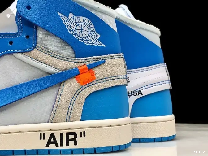 Reps TBK Jordan AQ0818-148 Off-White 1 Powder UNC Air Blue 0511